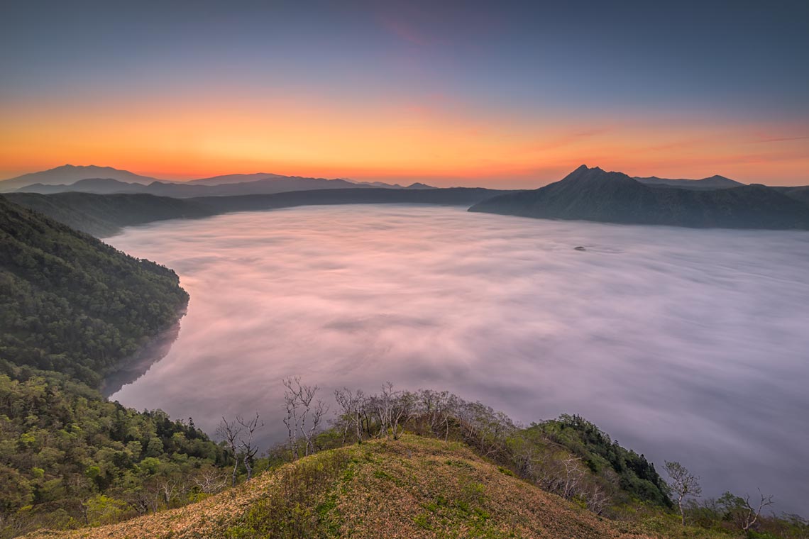 Mashu-ko Fog Covered