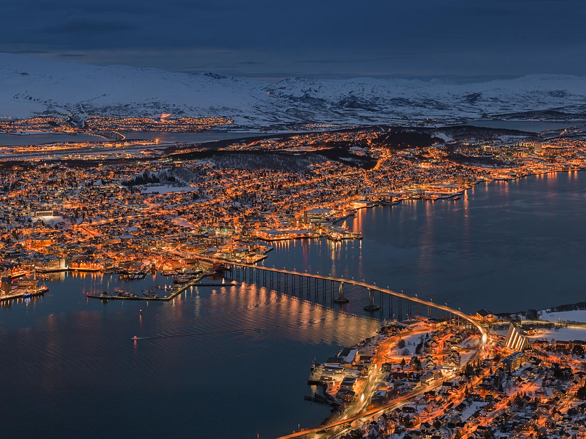Night over Tromsoe